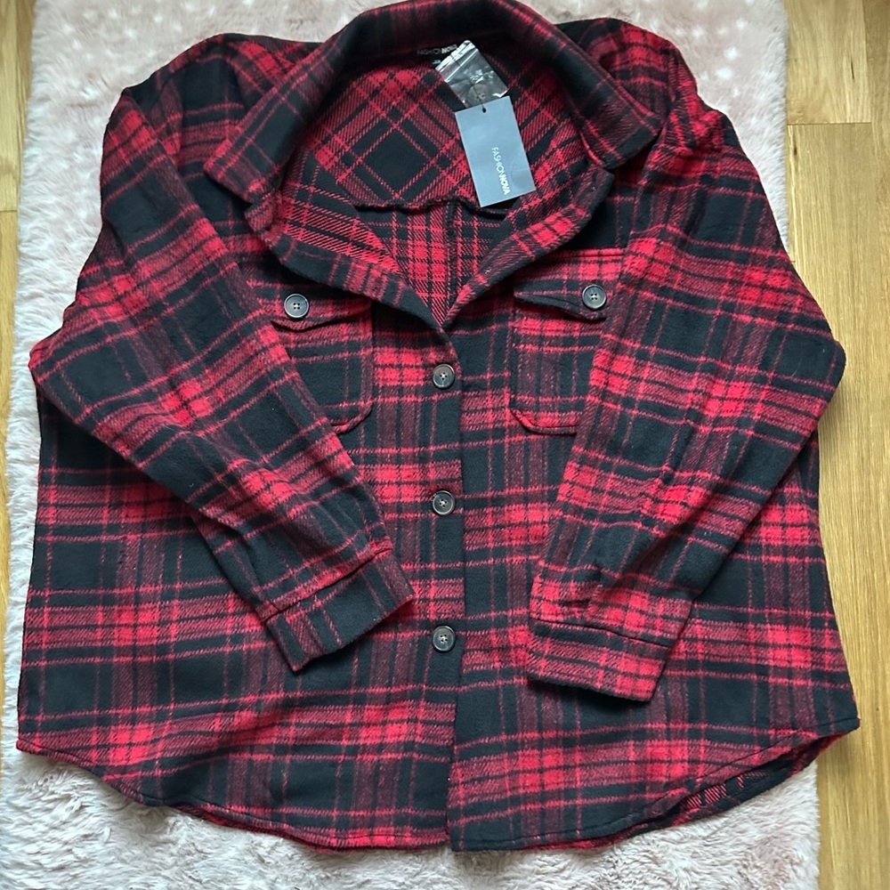 🔥NEW🔥 FASHION NOVA Plaid Flannel